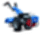 Motoblokas 740 PS GX390 5.0-10 BCS su žemės freza